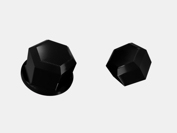Wheelcaps_V1_Black WheelCaps - 1 Sæt