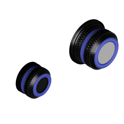 Blå main WheelCaps Sport - 1 Sæt