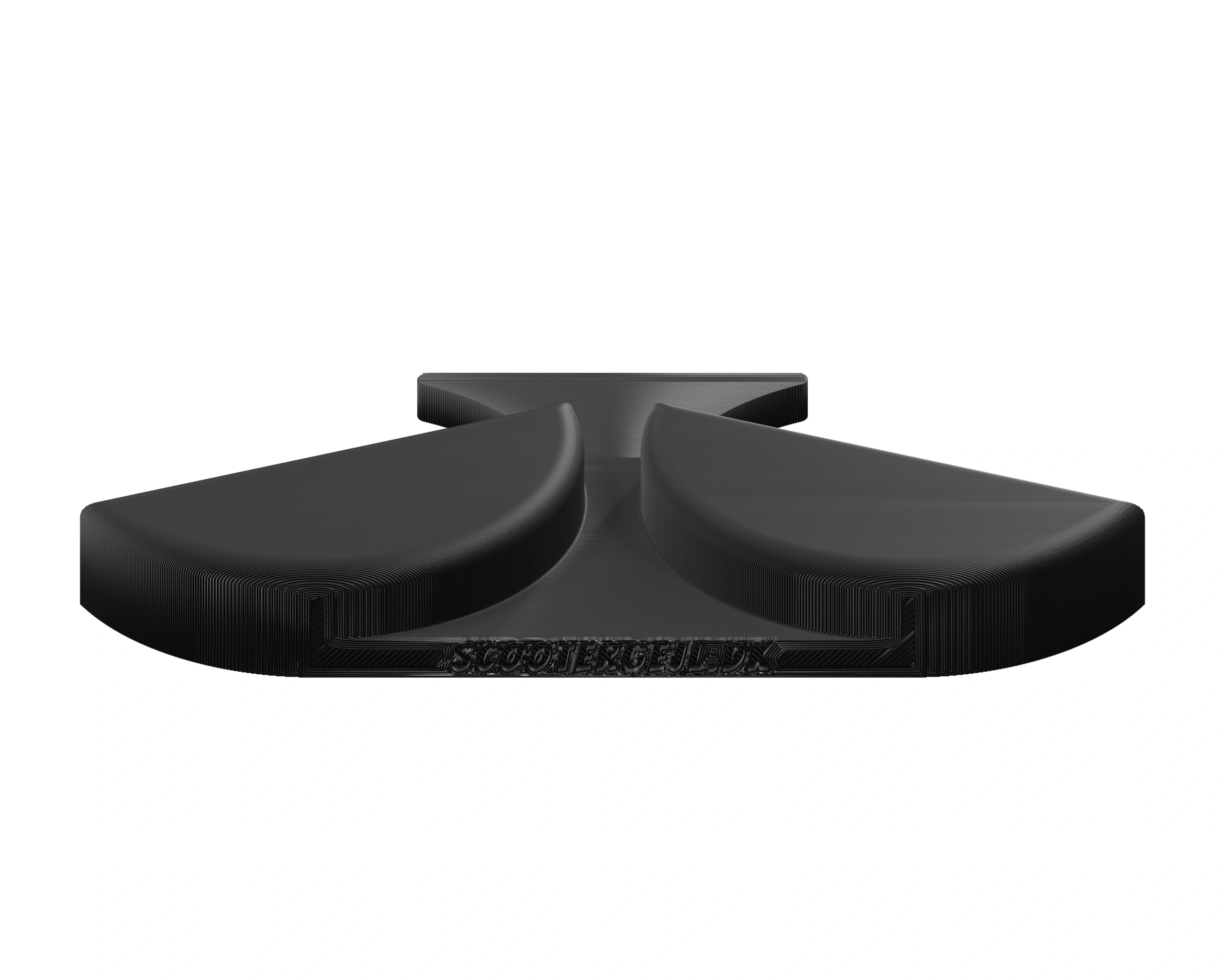 Badeyes til Hot50 – sort glat PLA+-cover, øverste kant